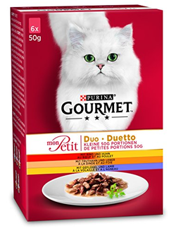 Корм для кошек Purina Gourmet Mon Petit Liha с мясом 6х50 гр. (Франция)