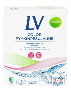 Стиральный порошок LV Color гипоалергенный (Финляндия, 750 гр.)