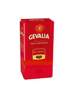Кофе в зёрнах Gevalia hela bonor mellanrost - 500 гр.