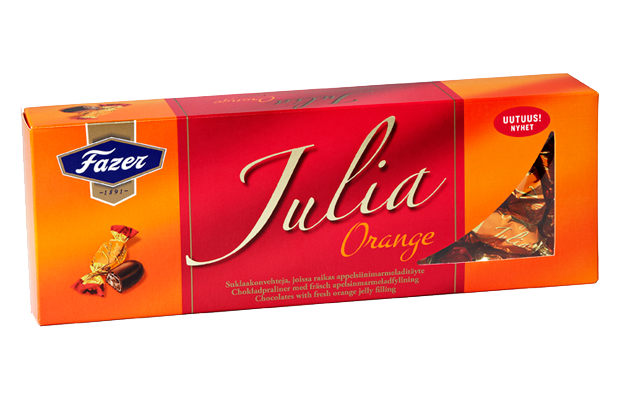 Конфеты шоколадные с желейной начинкой Julia Fazer (ФИНЛЯНДИЯ, 320г)