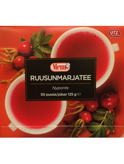 Чай с шиповником Menu 50 пак*2.5 гр. (Финляндия)