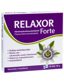 Препарат от возбуждения Relaxor Forte (60 таблеток, Финляндия)