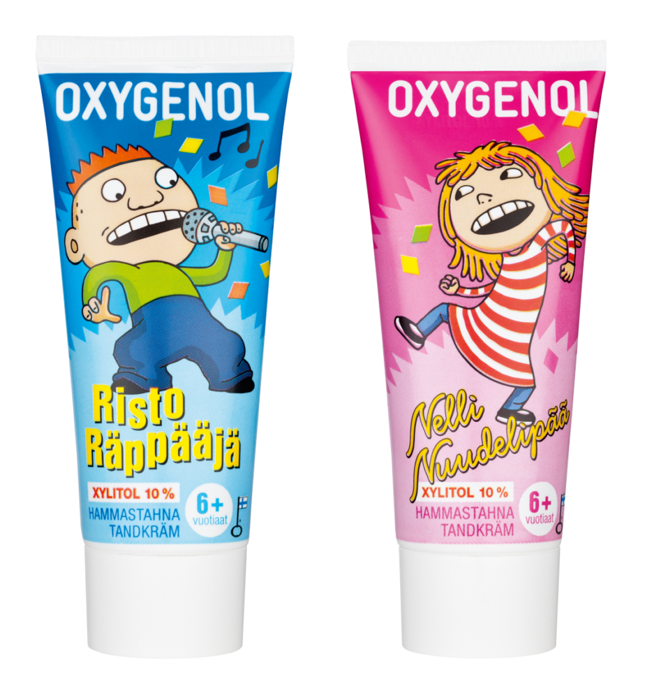 Oxygenol Зубная паста для детей от 6 лет (ФИНЛЯНДИЯ, 50мл)