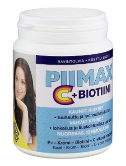Комплект витаминов для ногтей и волос Piimax C+Biotiini (Финляндия, 300 табл )