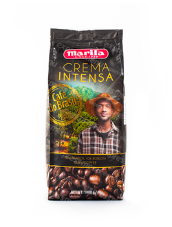 Кофе в зернах Marila Crema Intensa 90% арабика 10% робусты (Чехия, 1 кг)