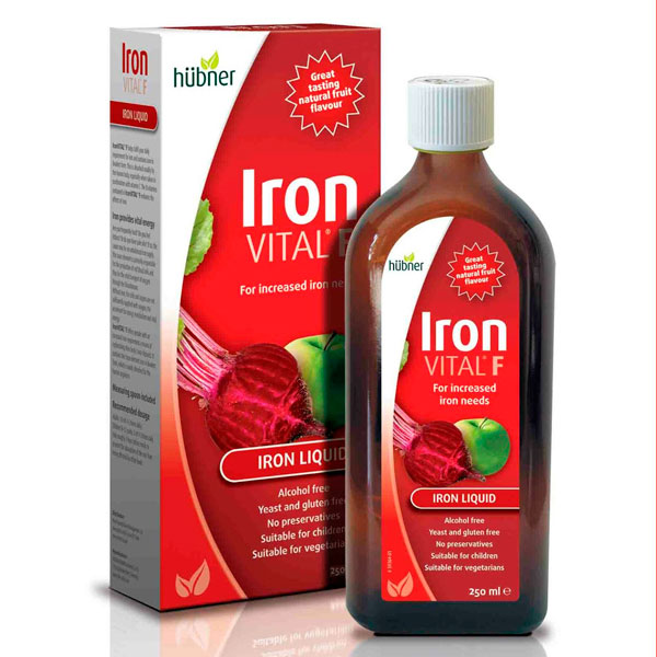 Витамины с железом и витамином С Iron Vital F (ФИНЛЯНДИЯ, 250 мл)