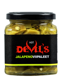 Ломтики перца халапеньо Devil’s (Финляндия, 270/135 гр)