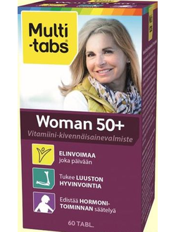 Витамины для женщин 50+ Multi-tabs® Woman 50+ (Дания, 60 табл)