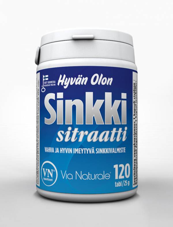 Витамины с цинком для иммунитета hyvan olon sinkki sitraatti 25 mg (Финляндия,120 табл)
