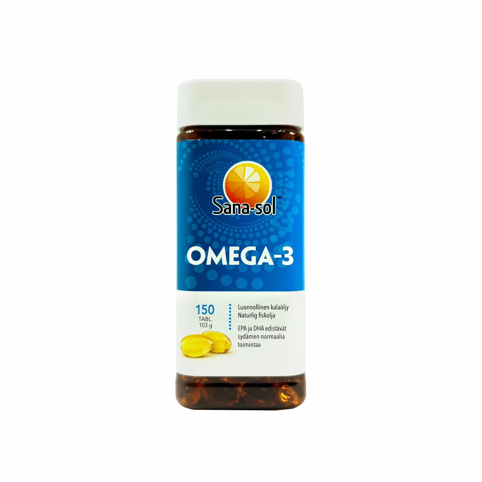 Витамины Omega-3 Sana-sol (Дания, 150 капсул)