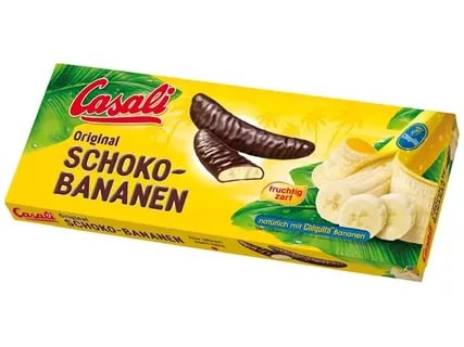 Casali Schoko-Bananen суфле банановое в шоколаде (АВСТРИЯ, 300 г)