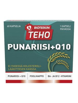 Suomen Bioteekin Teho punariisi+Q10 (Финляндия, 60 капс.)