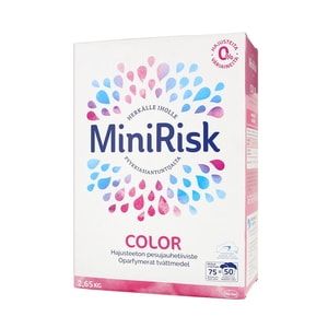 Гипоаллергенный порошок для цветного белья Mini Risk Color (ШВЕЦИЯ, 2,65 кг)