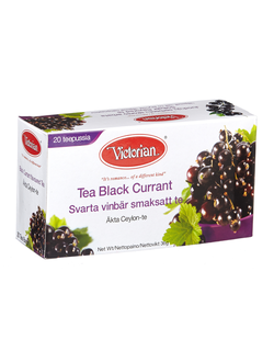 Чай черный Victorian Black Currant Tea 100 пак. (Шри-Ланка)