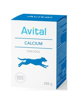 Кальций в порошке для собак Avital Calcium,  (Финляндия, 200 гр)