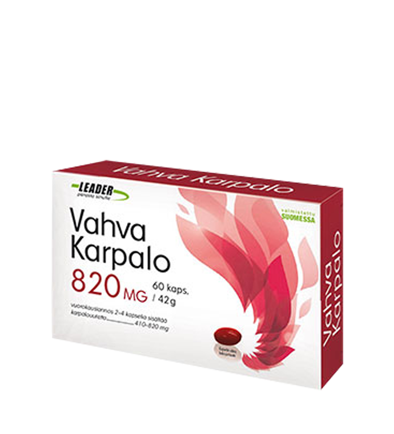 Экстракт клюквы LEADER Vahva Karpalo 820 mg (ФИНЛЯНДИЯ, 60 капсул)