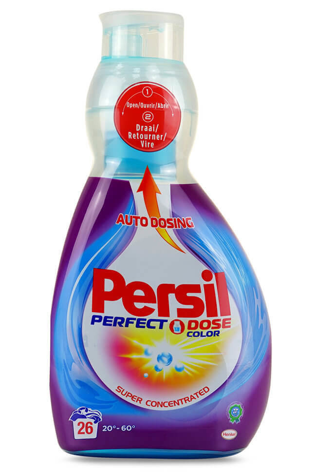 Гель для стирки цветного белья концентрированный Persil Perfect Dose Color (БЕЛЬГИЯ, 858 мл)