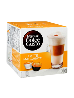 Кофе в капсулах Dolce Gusto Латте Макиато (Великобритания, 16 капсул)