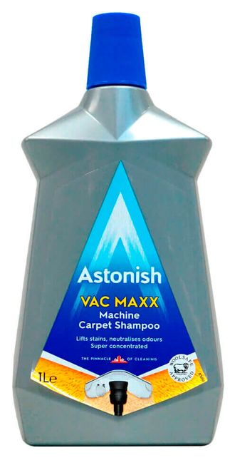 Концентрированный шампунь для моющих пылесосов ASTONISH Vac Maxx (АНГЛИЯ, 1 л)