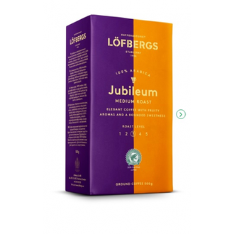Кофе молотый  Lofbergs Jubileum (ШВЕЦИЯ, 500 г)