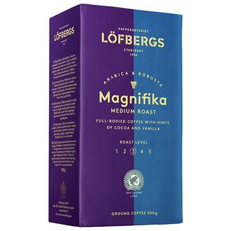 Кофе молотый Lofbergs Magnifika (ШВЕЦИЯ, 500 г)