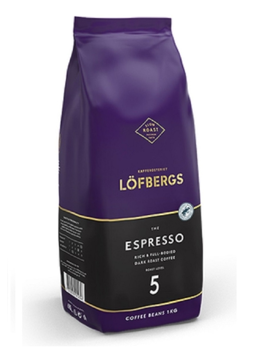 Кофе в зернах Lofbergs Espresso (Швеция, 1 кг)