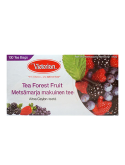 Чёрный чай Victorian Forest Fruit (лесные ягоды) - 100 пак. (Шри-Ланка)