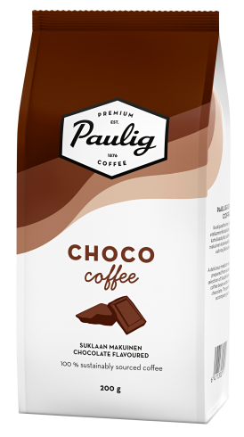 Кофе молотый со вкусом шоколада Paulig Choco Coffee (ФИНЛЯНДИЯ, 200 г)