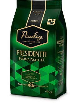 Кофе в зернах Paulig Presidentti, (450 гр., Финляндия)
