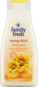 Крем/гель для душа Family Fresh Honey Rich (Швеция, 500 мл)