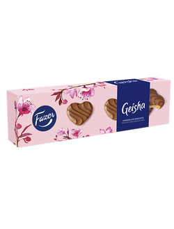 Печенье Geisha Chocolate biscuits (100 гр, Финляндия)