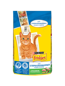 Корм для кошек Friskies Sterilised для стерилизованных кошек и котов 1.5 кг (Франция)