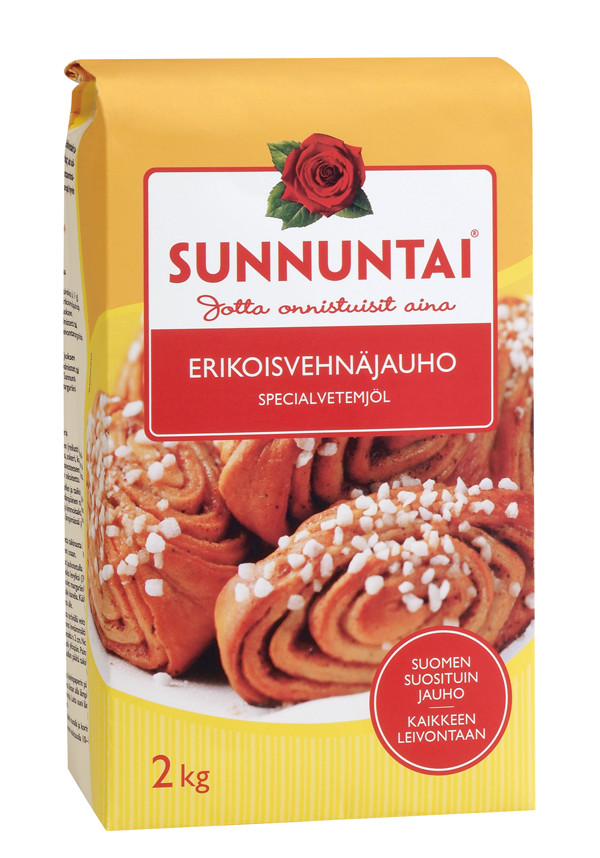 Мука пшеничная в/с (Финляндия, 2 кг)