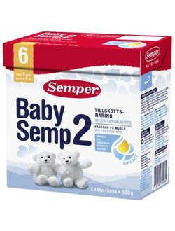 Молочная смесь Semper Baby Semp 2 (ДАНИЯ, 500 гр)