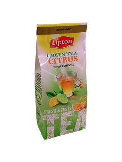 Чай листовой зелёный Lipton Green Tea Citrus (НИДЕРЛАНДЫ, 150 г)