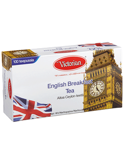 Чай Victorian черный English Breakfast Tea (Шри-Ланка, 100 пак. )