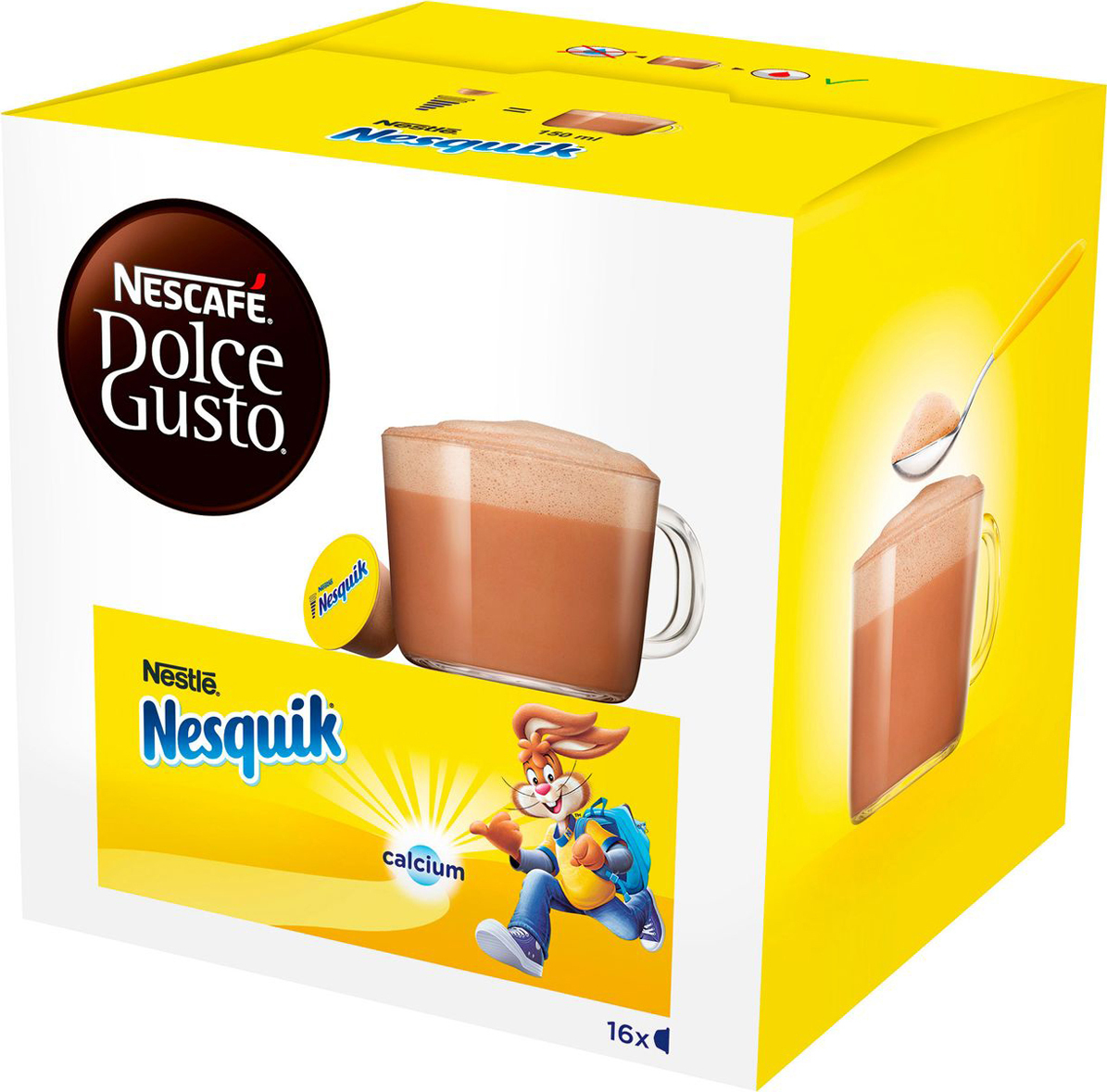 Какао в капсулах для кофемашин Dolce Gusto Nesquik (ИСПАНИЯ, 16 кап.)
