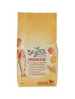 Корм для собак Purina Beyond Superfood Blend Лосось + Овес + Сладкий картофель (Италия, 2кг)
