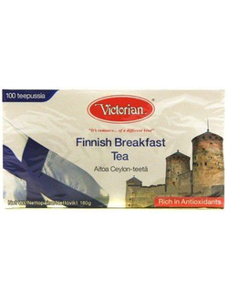 Чай Victorian черный Finnish Breakfast Tea 100пак (Шри-Ланка)