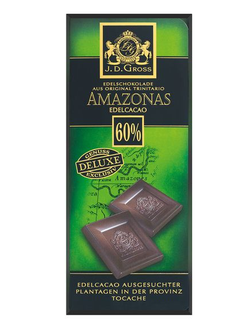 J.D. Gross Шоколад Amazonas 60% (Германия, 125 гр)