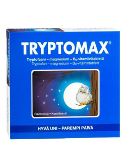 Tryptomax Magnesium Таблетки при стрессах и нарушении сна, (Финляндия, 60 таб)