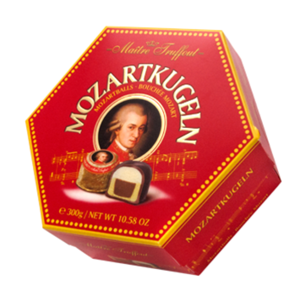 Конфеты шоколадные с марципаном и пралине  Maitre Truffout Mozartkugeln (ГЕРМАНИЯ, 300 г)