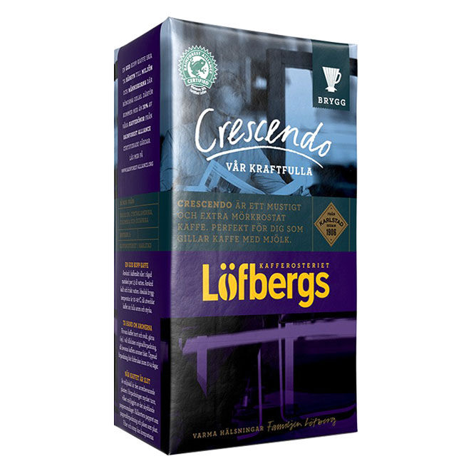 Кофе молотый Lofbergs Crescendo (ШВЕЦИЯ, 500 гр.)