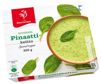 Крем-суп из шпината  Saarioinen Pinaattikeitto (ФИНЛЯНДИЯ, 300 г)