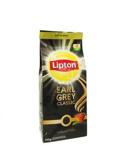 Чай чёрный с бергамотом Lipton  Earl Grey Classic (НИДЕРЛАНДЫ, 150 г)